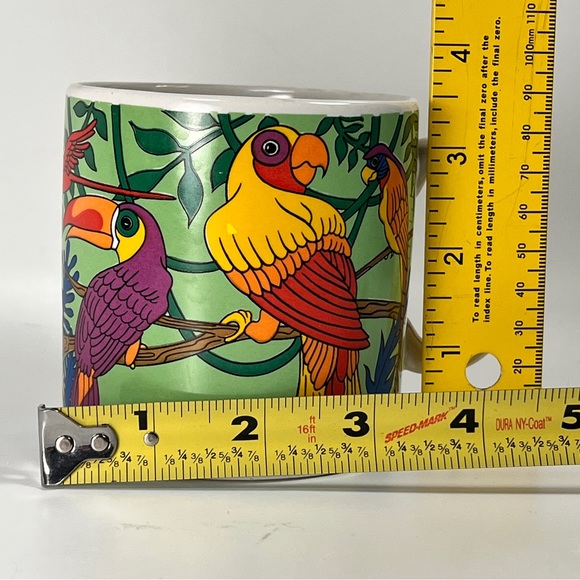 Parrot Bird Ceramic Coffee Tea Cup Mug Gift Collectible Gift - Picture 13 of 14